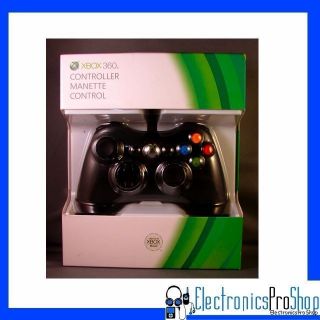   Black Xbox 360 Wired Controller Manette Control Game Controller New