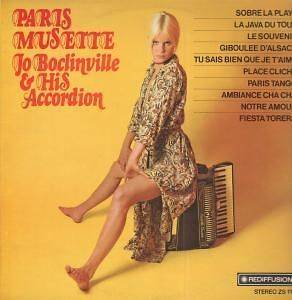 JO BOCLINVILLE AND HIS ACORDION paris musette LP 10 track (zs118) uk 