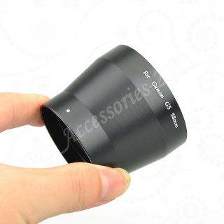 58MM Canon G5 Conversion Lens Adapter Tube Ring For Canon Powershot G5 