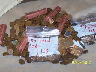 POUND United States Lincoln WHEAT CENTS 155 + PER BAG MANY DATES
