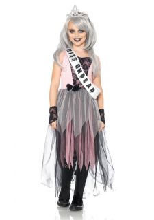   Prom Queen Dress and Crown Scary Kids Childrens Halloween Costume