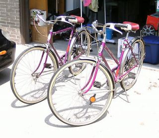 Two 1965 Schwinn Collegiates in Violet   Rare