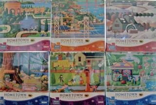HOMETOWN COLLECTION JIGSAW PUZZLES   HERONIM   FALL 2012   SET OF 6
