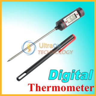 Kitchen BBQ Digital Cooking Food Meat Probe Heat Tester Thermometer 