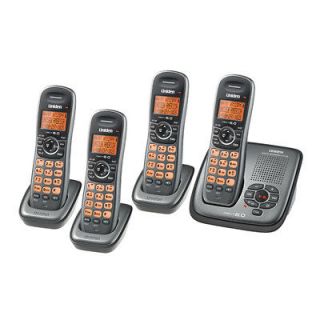 Uniden DECT1480 4 DECT 6.0 Cordless Phone w/4 Handsets, Answering 