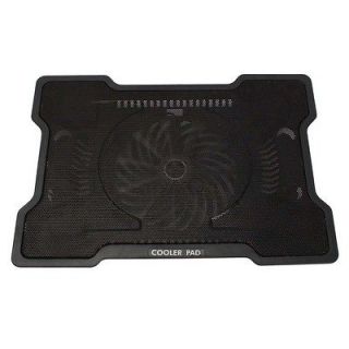 New 17 One Fan USB Notebook Laptop Cooling Cooler Pad Black