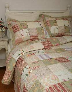 Quiltd Armoire Spring Toss Pillow Sham~Sage Shabby Chic