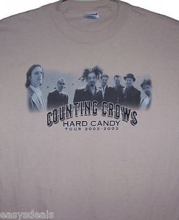 Counting Crows concert shirt Hard Candy Tour 2002 2003 August and 