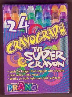 24 Prang Crayograph Fabric Crayons Tinted Embroidery Crayon Art Quilts 