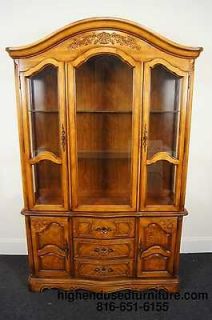 STANLEY FURNITURE 52 Country French Lighted China Cabinet