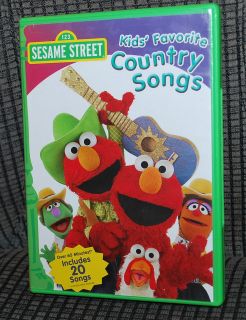   Movie DVD Video 123 Sesame Street Kids Favorite Country Songs 20