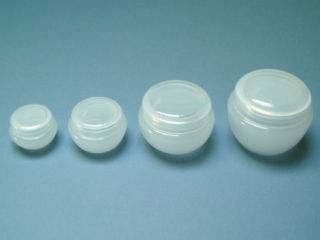 SMALL PLASTIC COSMETIC JARS 5ml, 10ml, 30ml, 50ml x 25