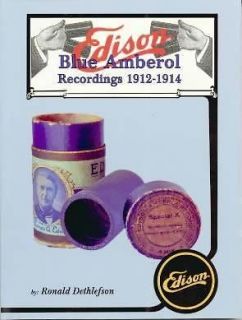 Edison Blue Amberol Record Cylinders ID$ Book 1912 1914