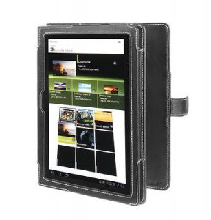 Cover Up Sony Tablet S (9.4 Inch) Book Style Black Leather Case