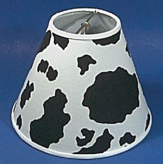 Cow Hide Print Lamp Shade Lampshade