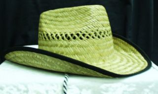 Halloween Costume Straw or White Felt Cowboy Cowgirl Western Hats~New 