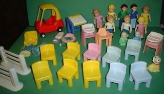   Price Playskool Little Tikes Dollhouse Furniture People Car Lot