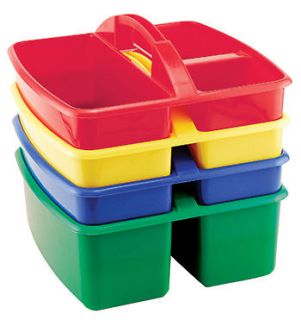  Art Caddy   4 Pack   Plastic Storage Containers for Arts & Crafts