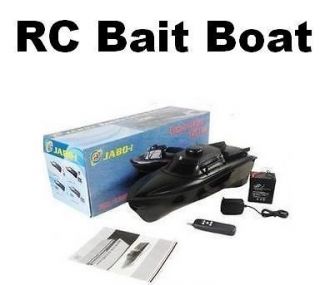    1A Remote Control Bait Fishing Boat for fishing Black Distance130yd