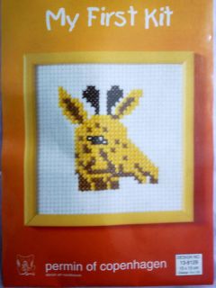 Permin Beginners Counted Cross Stitch Kit   Giraffe