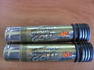   Decker VersaPak Gold 3.6v NiMh Lot of 2 Used Charged Tested Craftsman