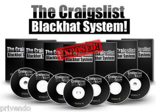 The Craigslist Blackhat System Videos Master Resell Rights 