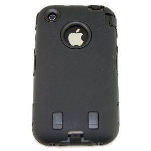 iPhone 3G 3GS Black BodyArmor Defender Case w Screen protection +Free 