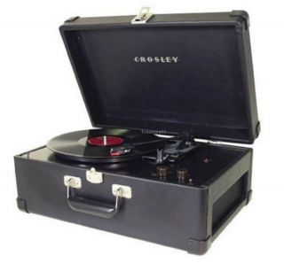 Crosley CR49 Portable Traveler 3 Speed Classic Turntable Record Player 