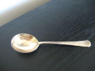   & Webb Silverplate Canadian Pacific Train Railroad Cream Soup Spoon