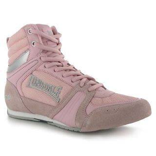   Storm Leather Ladies Womens Pink Boxing Boots Shoes Girls Training New