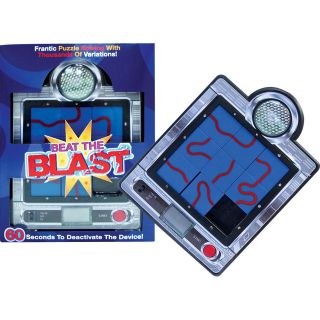 Beat The Blast Electronic Game. Sliding Tile Puzzle with Timer & Sound 