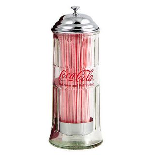 pull up Coca Cola Straw dispenser (diamond design)