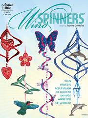 Wind Spinners Plastic Canvas Cross Stitch Chart Pattern   7 Projects