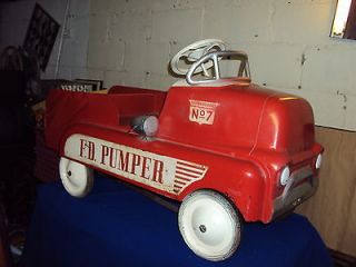 AMF BMC Cabover COE Pedal Car / Fire Truck 50s