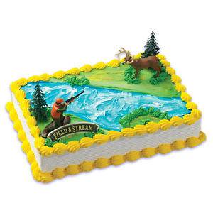 PARTY BIRTHDAY FAVORS BIG BUCK CAKE TOPPER KIT HUNTER DEER HUNTING 