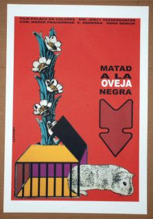Cuban movie Poster 4 filmKILL the Black SheepHamster.​Guinea Pig 