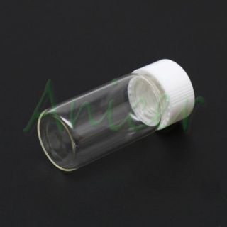 ml Empty Clear Glass Small Bottles Storage Vials New