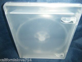 2X PS3 CLEAR CASE WITH BLU RAY LOGO 14mm 1 DISC ★★BRAND NEW 
