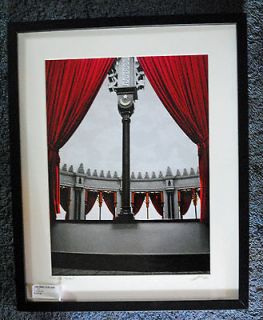 The Red Curtain, Theatre Moorish Tampa University Plant Framed Photo 