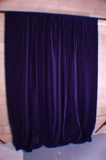 New Purple Velvet Custom Made Panel Drape Huge Church Display Curtain 