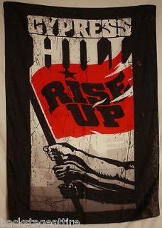 CYPRESS HILL Rise Up Tom Morello Textile Fabric Cloth Poster Flag New 