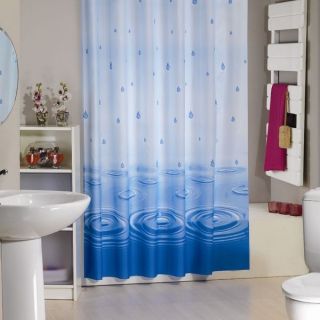 Beautiful Textile Shower Curtain Extra Long 180cm x 200cm   Made in 