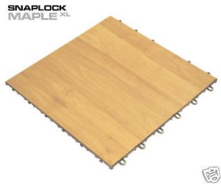 SnapLock Portable Dance Floor 9x9 Maple Style