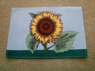 Set of 4 SUNFLOWER PLACEMATS New, Made in the USA