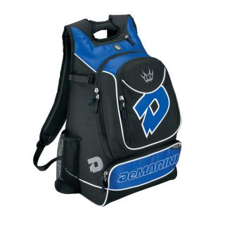 DeMarini Vexxum Baseball/Softb​all Backpack Bat Bag Black/Royal