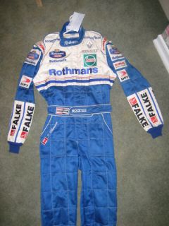Jacques Villeneuve F1 Rothmans Williams Sparco Driving Suit F1 WORLD 