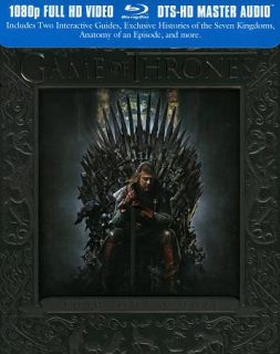Game of Thrones The Complete First Season (Blu ray Disc, 2012, 5 Disc 