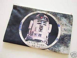 Star Wars R2D2 R2 D2 Pencil Cosmetics make up Bag Case