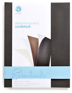   Essentials adhesive backed cardstock 8 1/2 X 11 paper sticky back