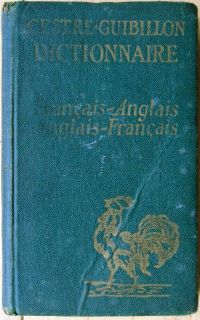 Dictionnaire Francais Anglais and Anglais Francais Ch. Cestre Pocket 